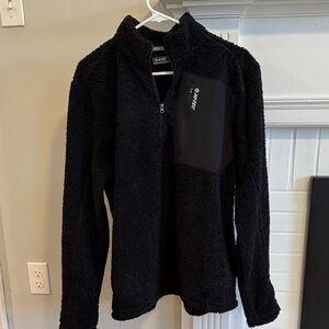 Hi-Tec Black Fleece Quarter-Zip Jacket Medium